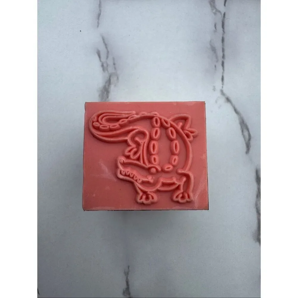 New Cartoon Crocodile Rubber Stamp